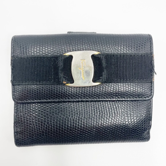 Salvatore Ferragamo Handbags - Ferragamo Vera Bow Compact Wallet